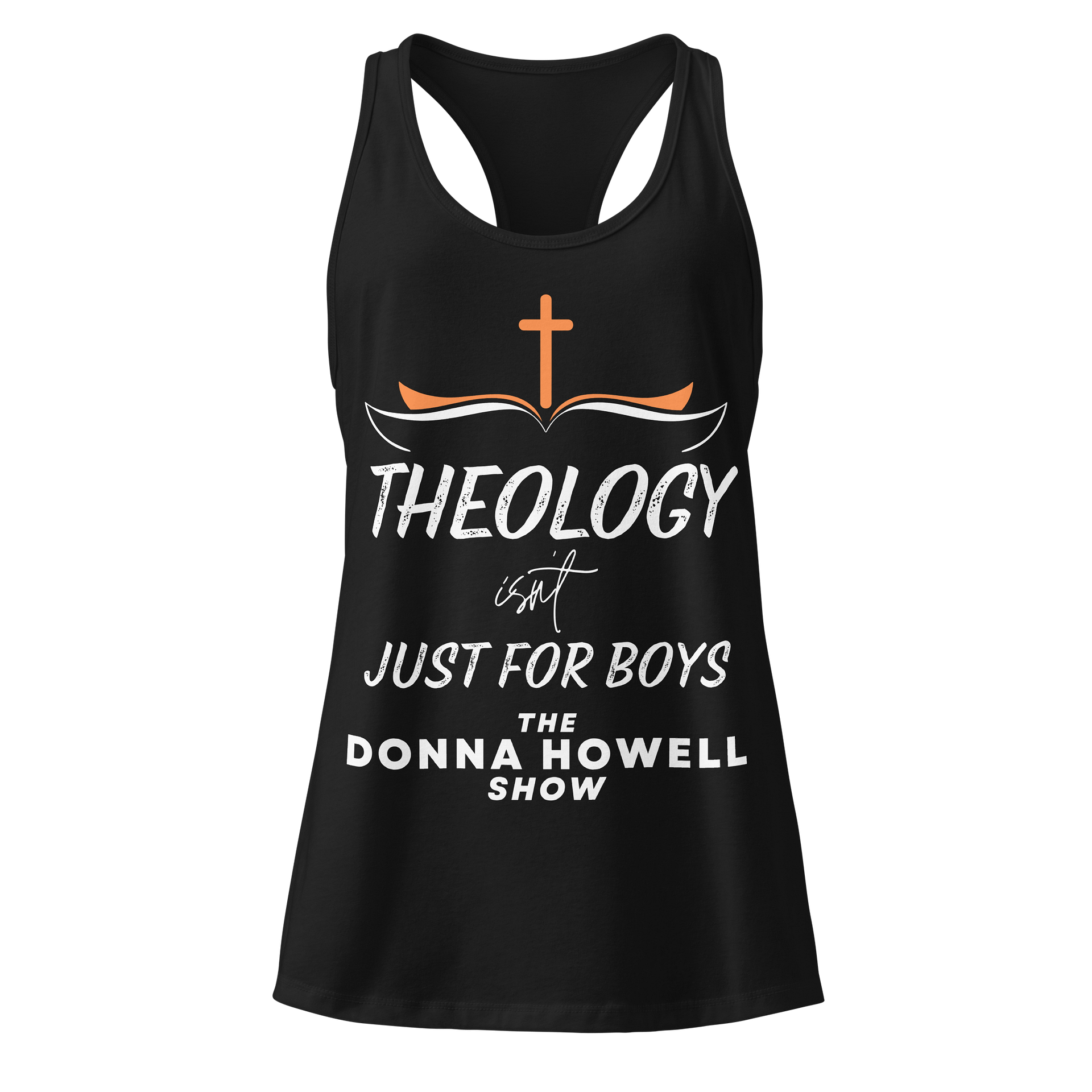 Theology Isn't Just for Boys Racerback Tank product image (1)