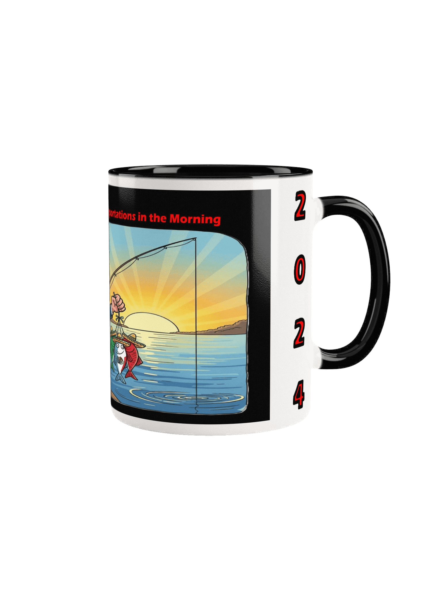 Trump Fisherman Ceramic Mug product image (2)