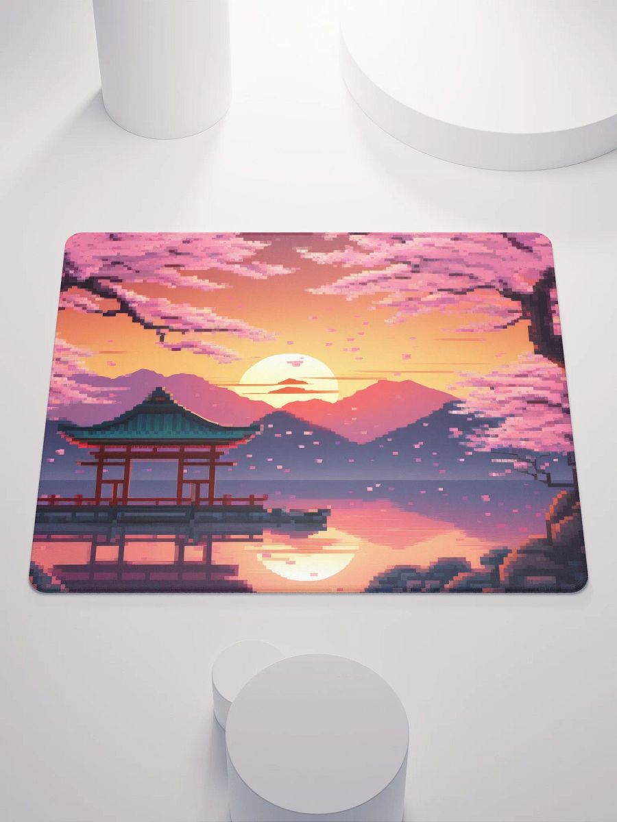 Cherry Blossom 8-bit Gaming Mouse Pad product image (1)
