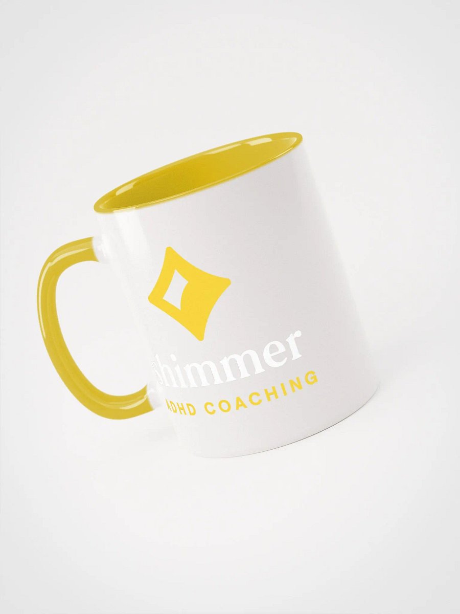 Yellow Shimmer Logo Mug product image (1)