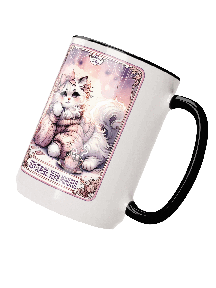 Cozy Cat Mindfulness Mug – 15oz product image (4)