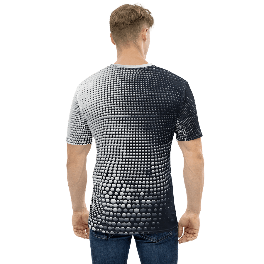 "SphereGrid" - 3D Dot Matrix All-Over Print Tee product image (4)