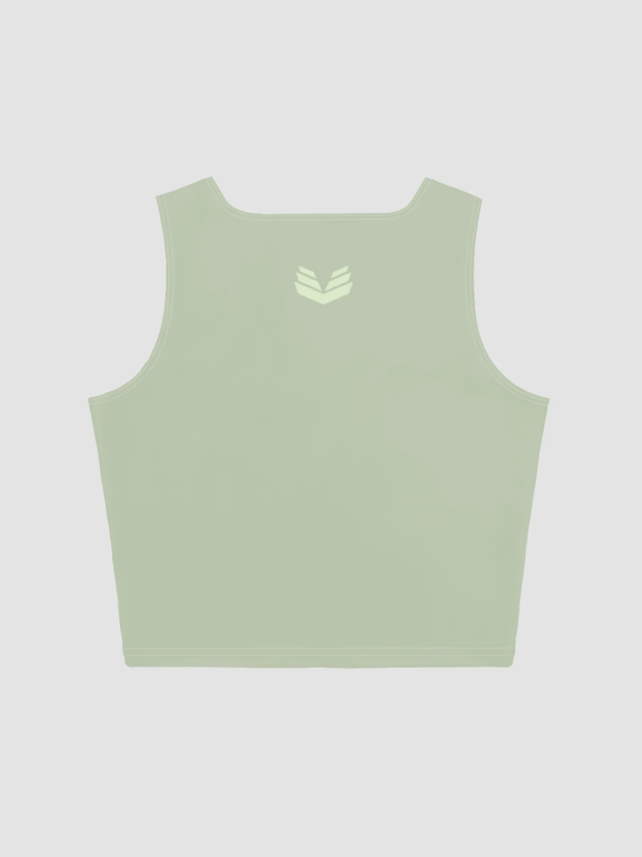 Signature Crop Top Tee - Pale Olive product image (6)