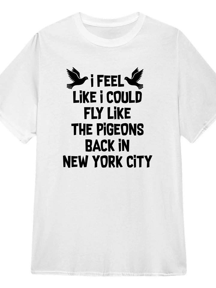 I Feel Like I Could Fly Like the Pigeons Back in New York City T-Shirt product image (1)