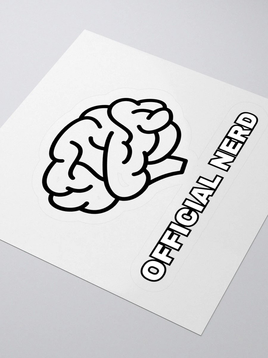 Official Nerd Sticker product image (1)