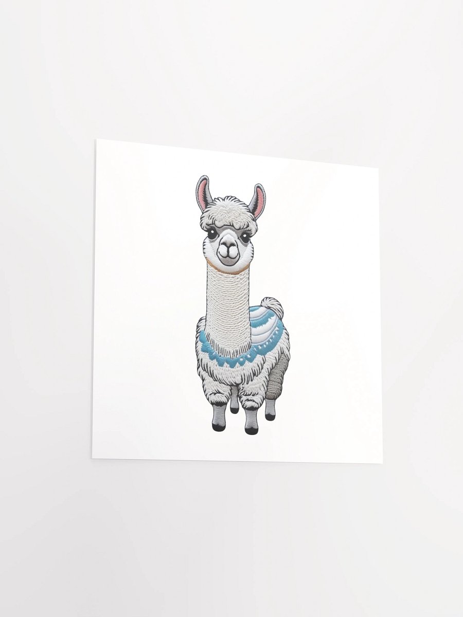 Llama Love Embroidered Patch Poster product image (15)