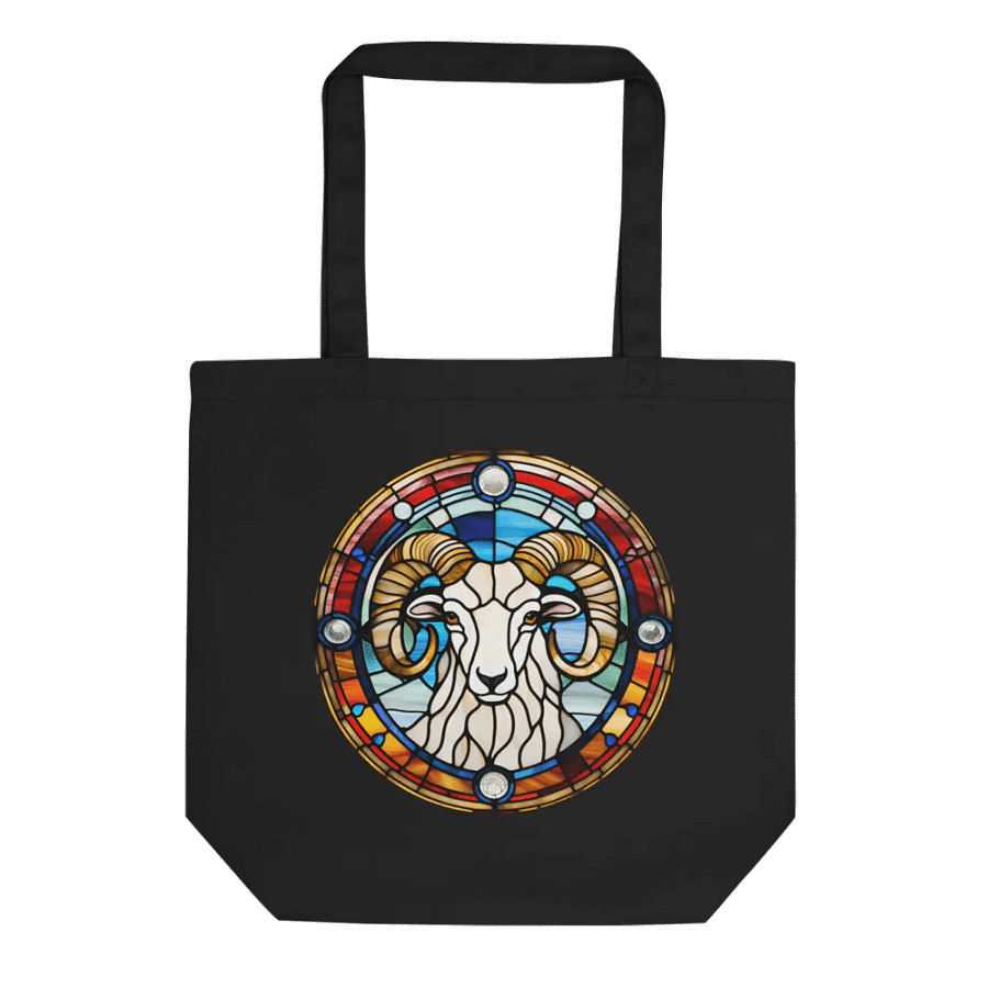 Spiritual Aries - Unique Tote Bag Design - Circle Energy product image (1)