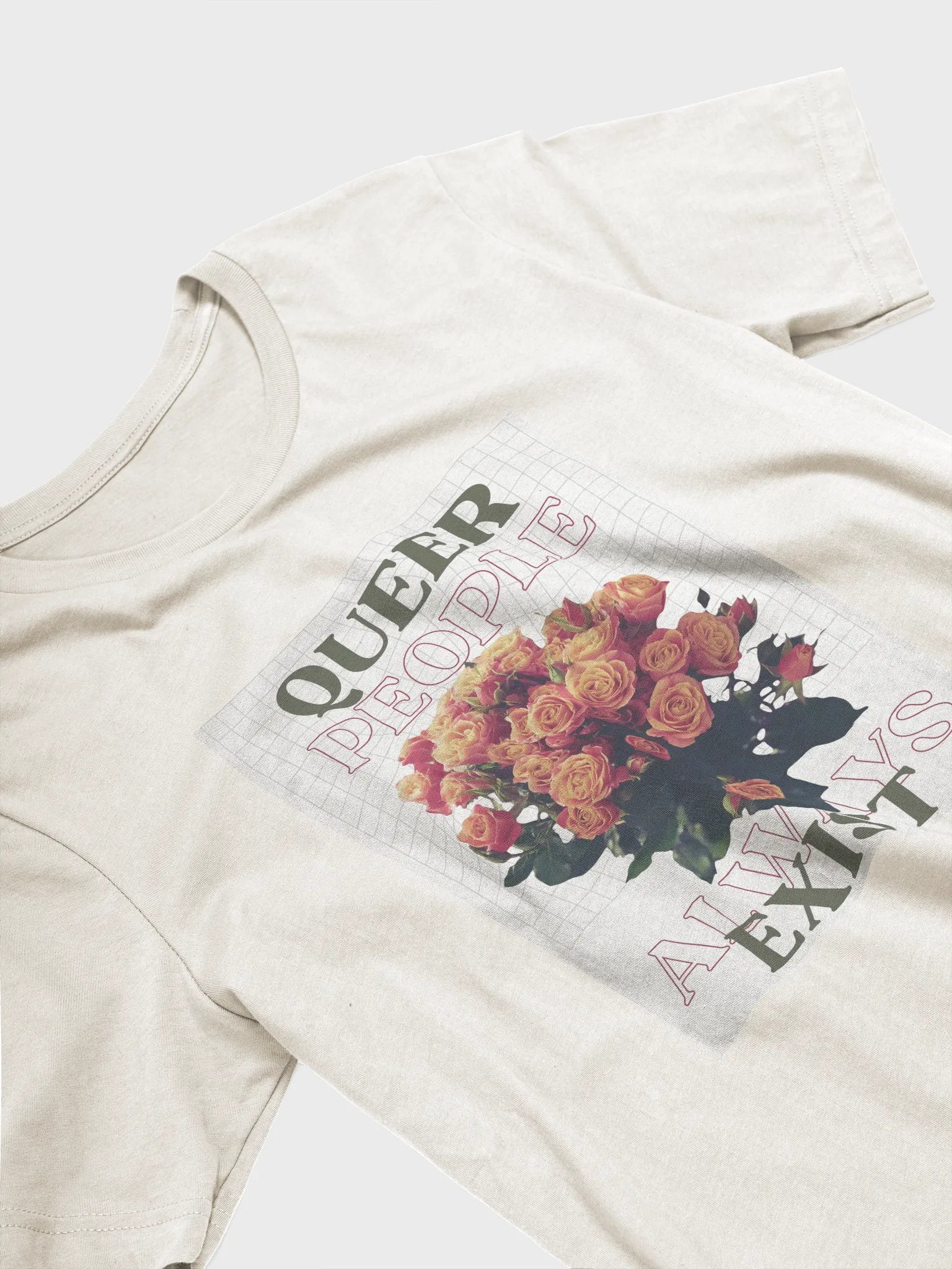 Queer People Exist Tee product image (63)