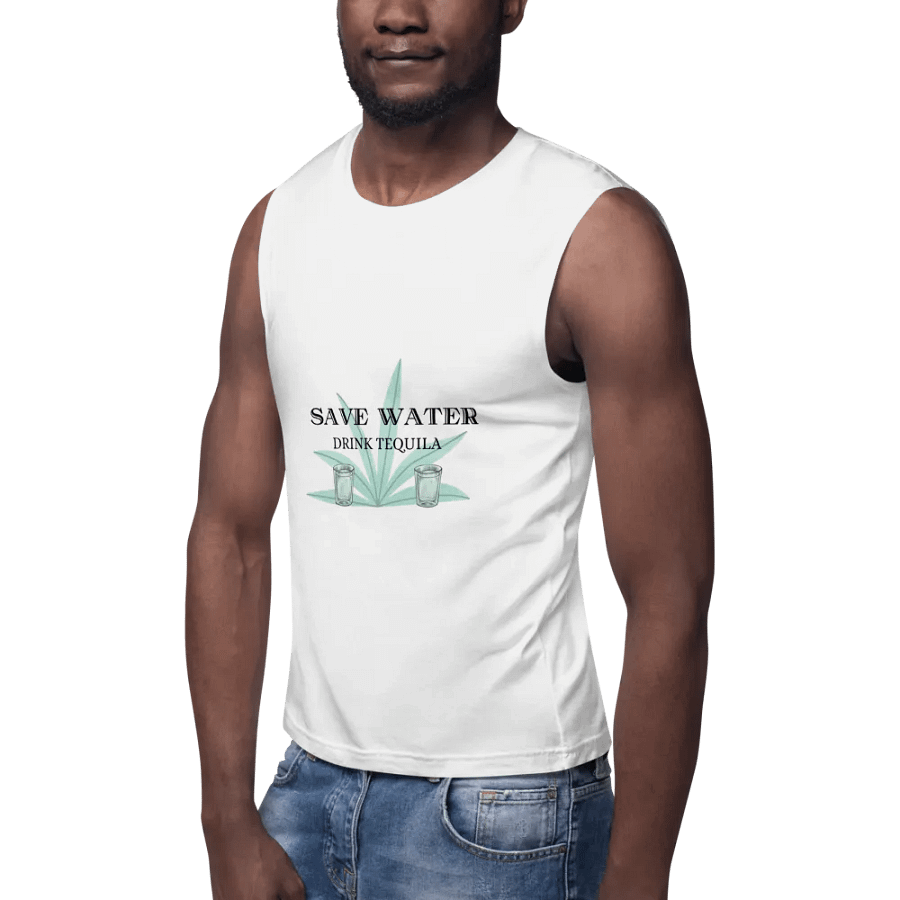 Save Water Muscle Tee product image (7)