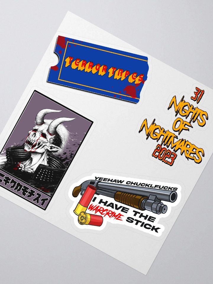 31 Nights of Nightmares STICKER SHEET product image (2)