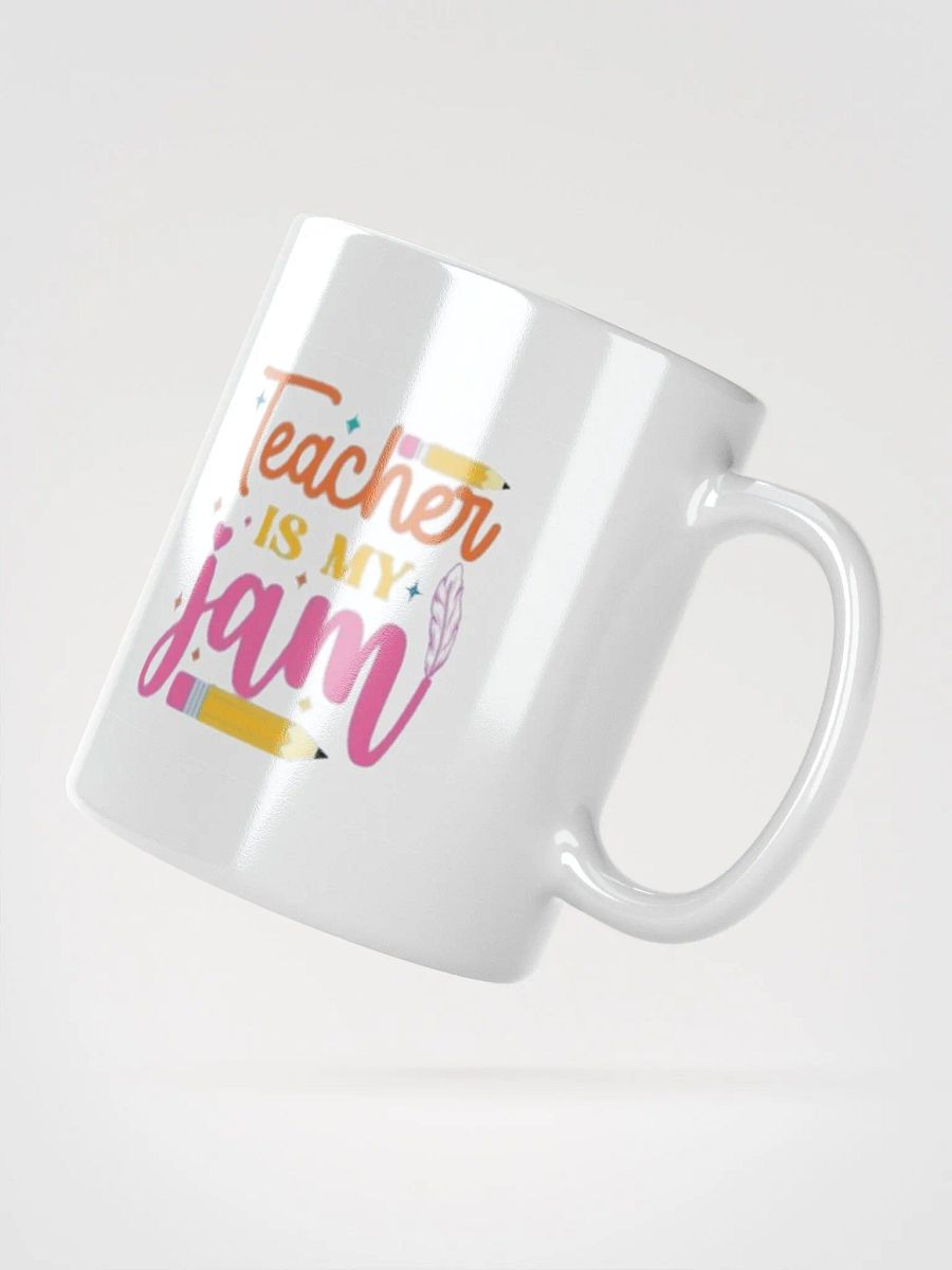 White Glossy Mug Teacher product image (2)