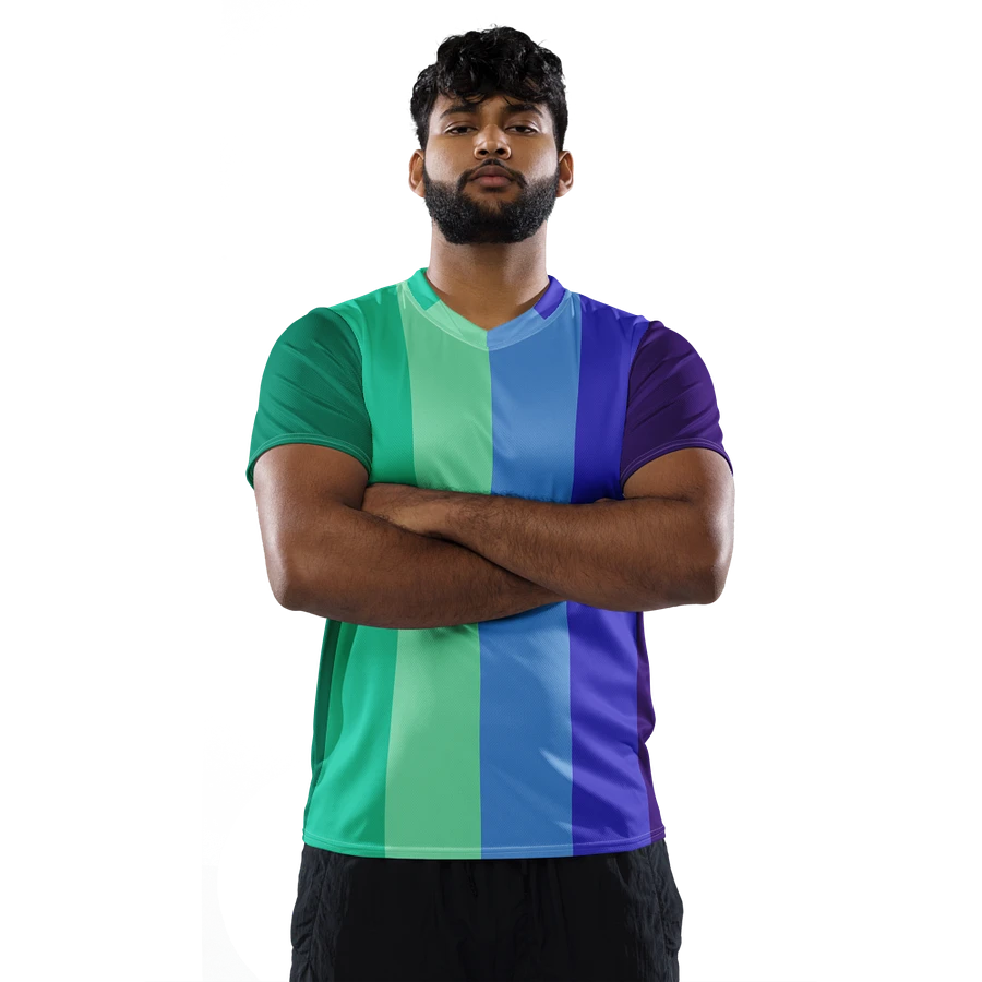 Gay Men's Pride Flag - All-Over Print Jersey product image (3)