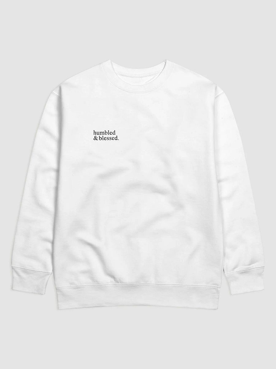 Truly Humbled & Blessed Sweater | White product image (1)