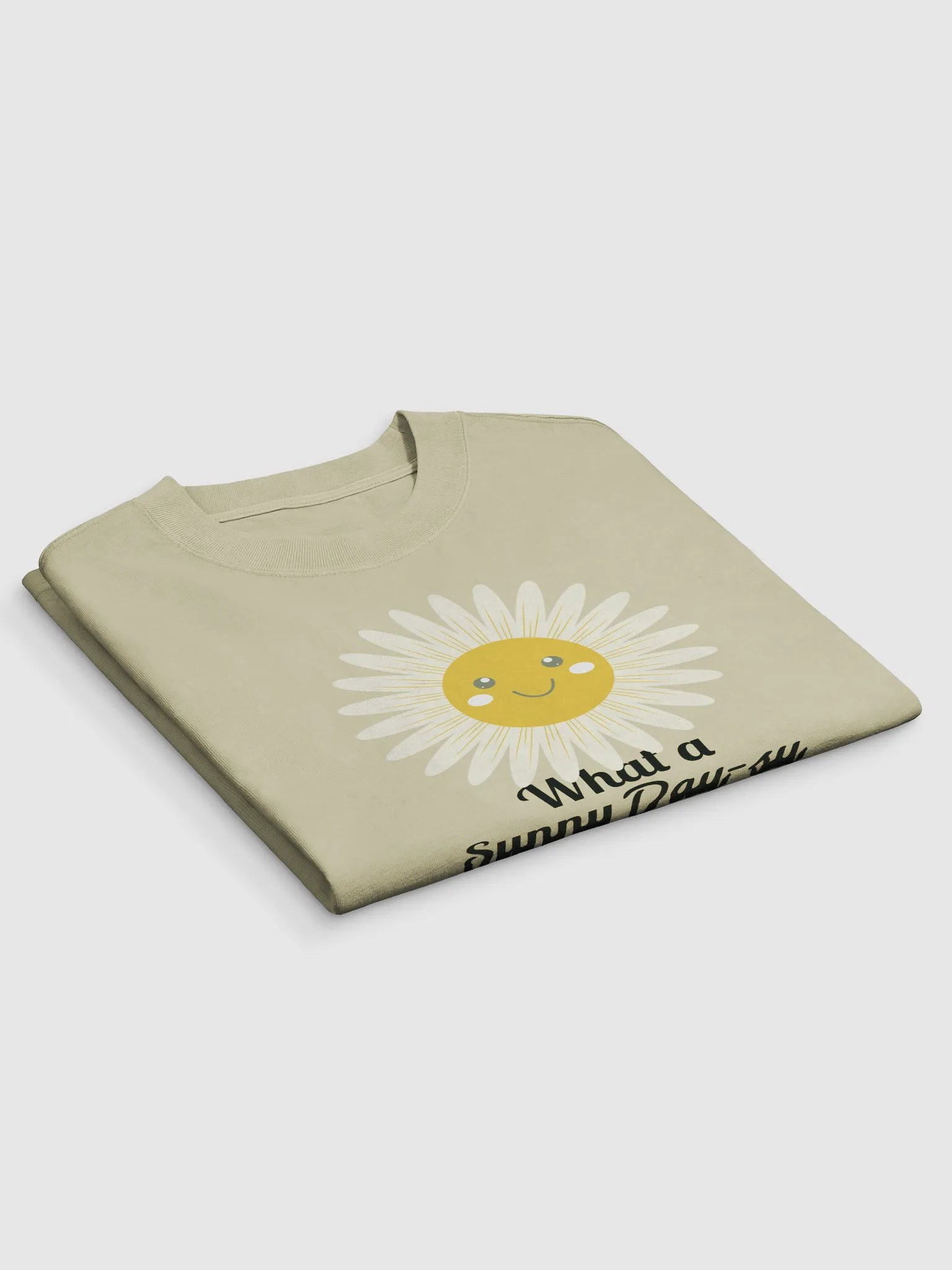 What a Sunny Day-sy Design Oversized T-Shirt by AS Colour 5082 | Premium Faded Tee for Casual Style product image (3)