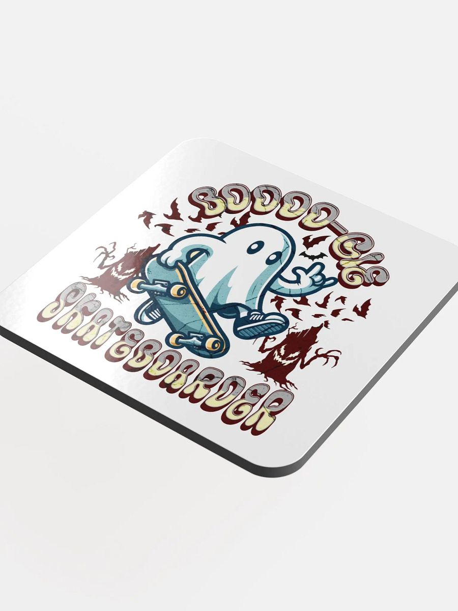 Boooo-gie Skateboarder Cork Coaster product image (4)