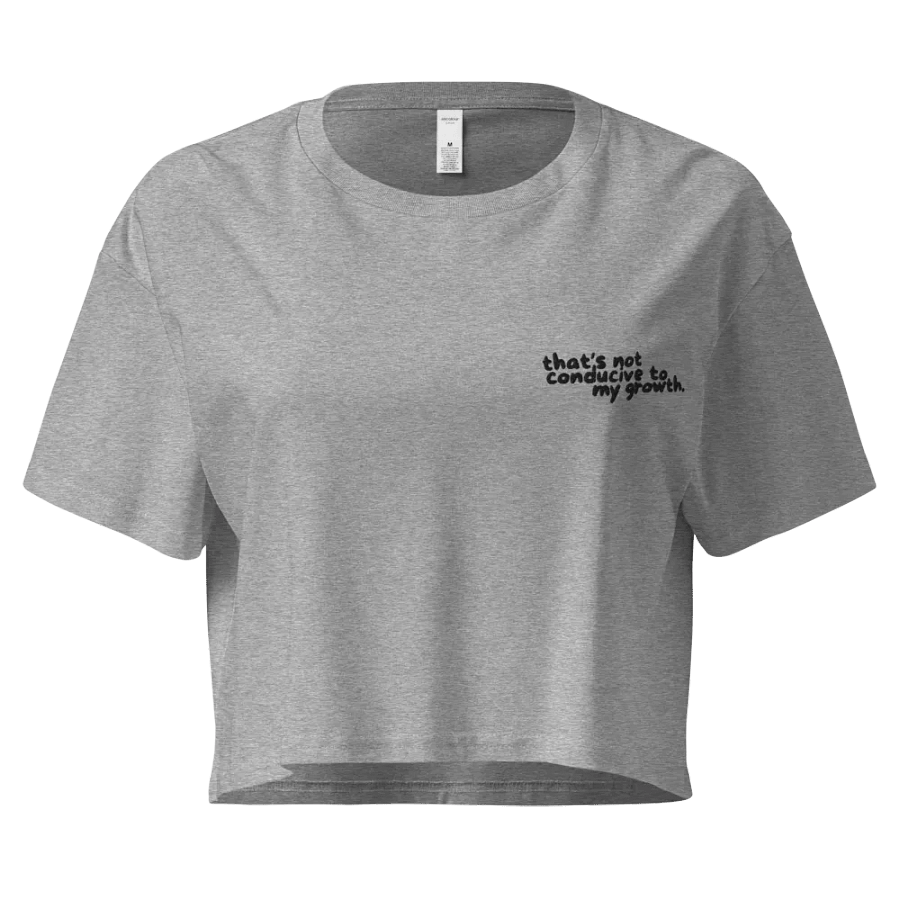 Conducive Cropped Tee (Embroidered) product image (3)