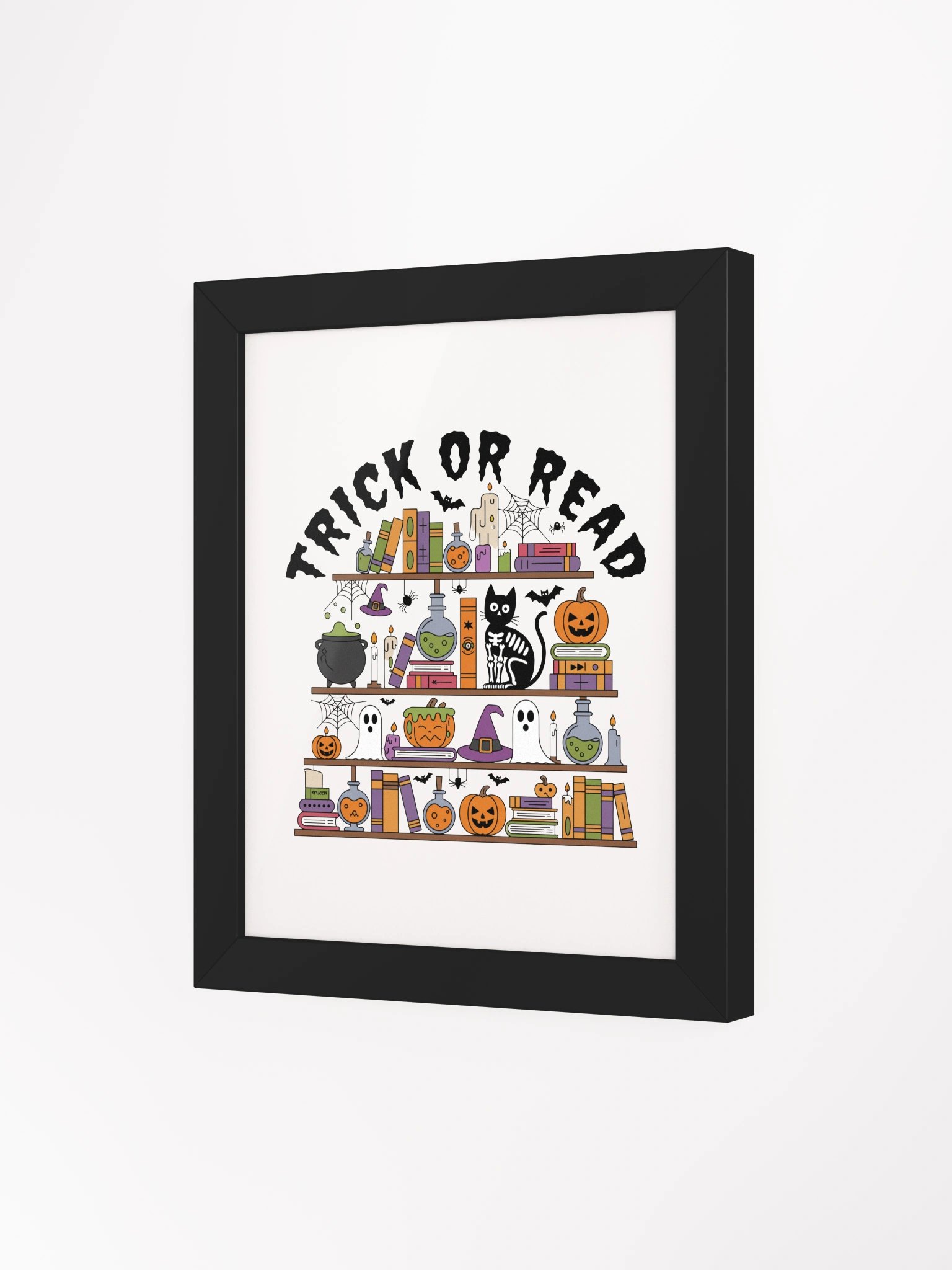 Trick or Read Halloween Framed Poster product image (5)