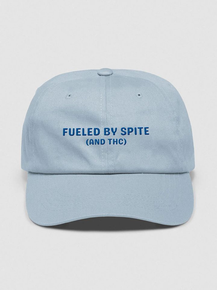 FUELED BY SPITE (royal thread) embroidered classic dad hat product image (9)