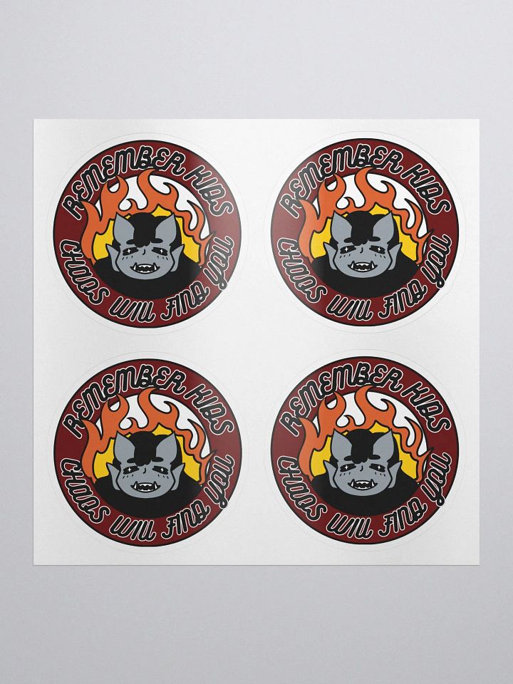 Chaos will sticker you product image (1)