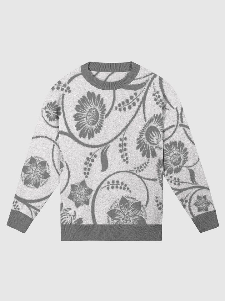 Floral Bliss Relaxed Crewneck Sweater product image (2)