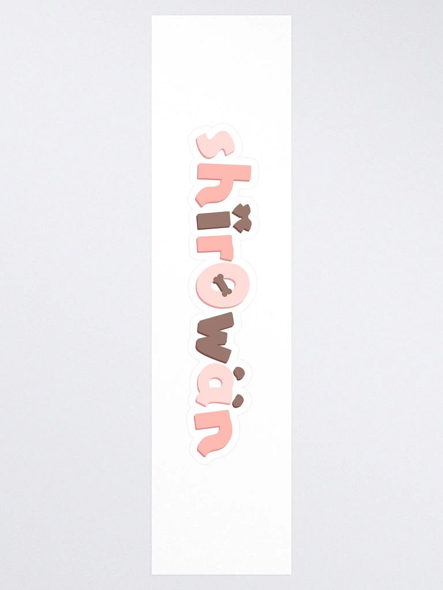 big ahh logo sticker product image (3)