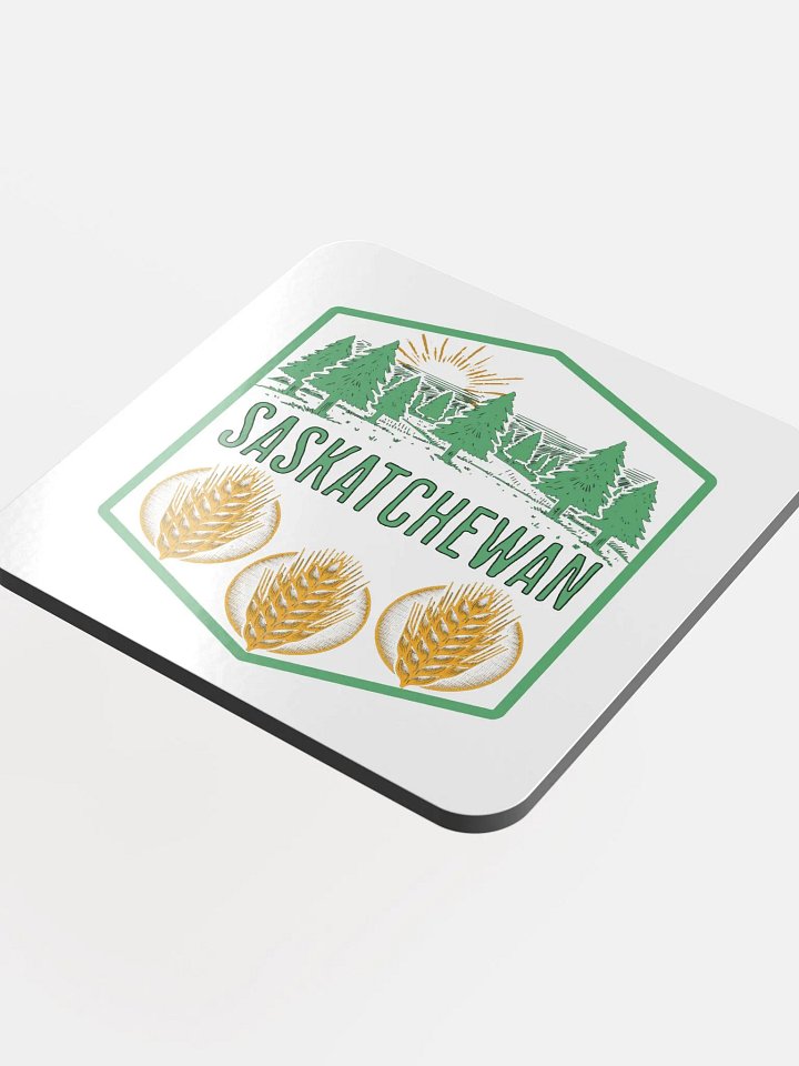 Saskatchewan Tree Wheat Field Coaster Set product image (1)