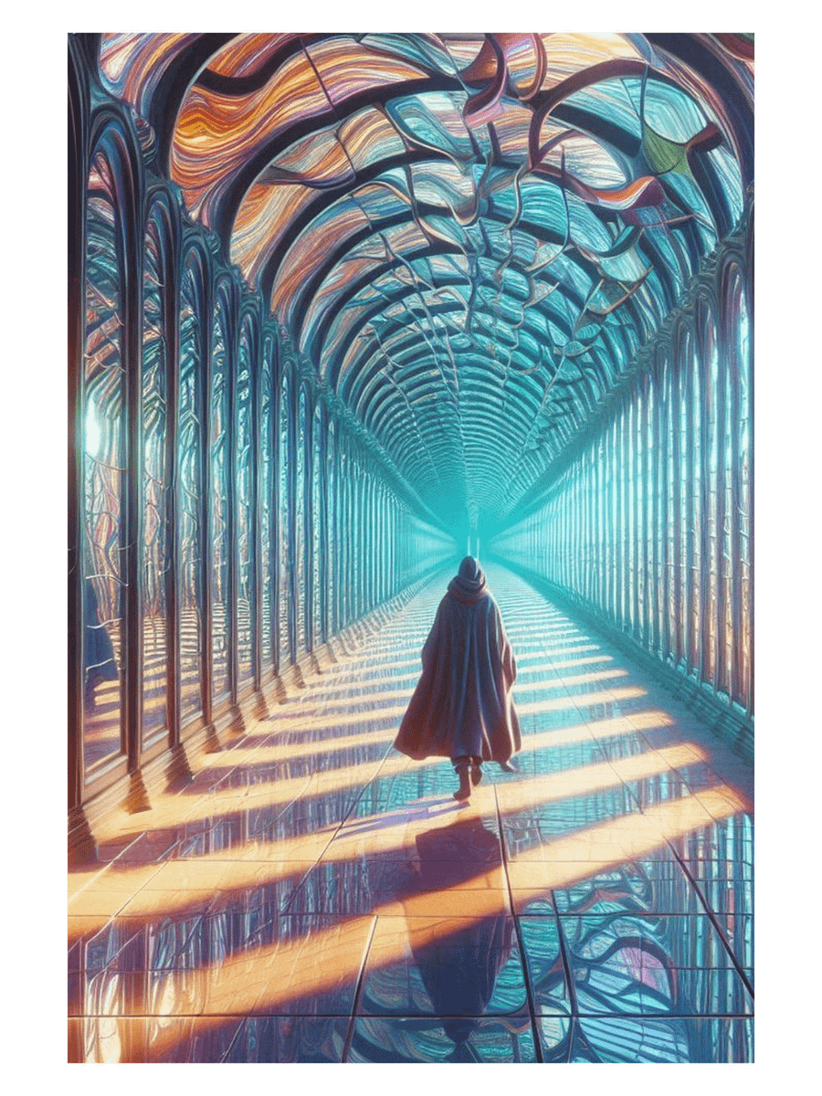 Journey Through Light Enhanced Matte Paper Poster product image (1)