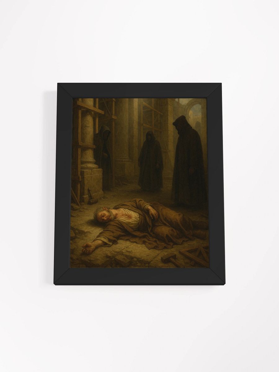 The Master’s Tragedy – Framed Matte Print product image (1)