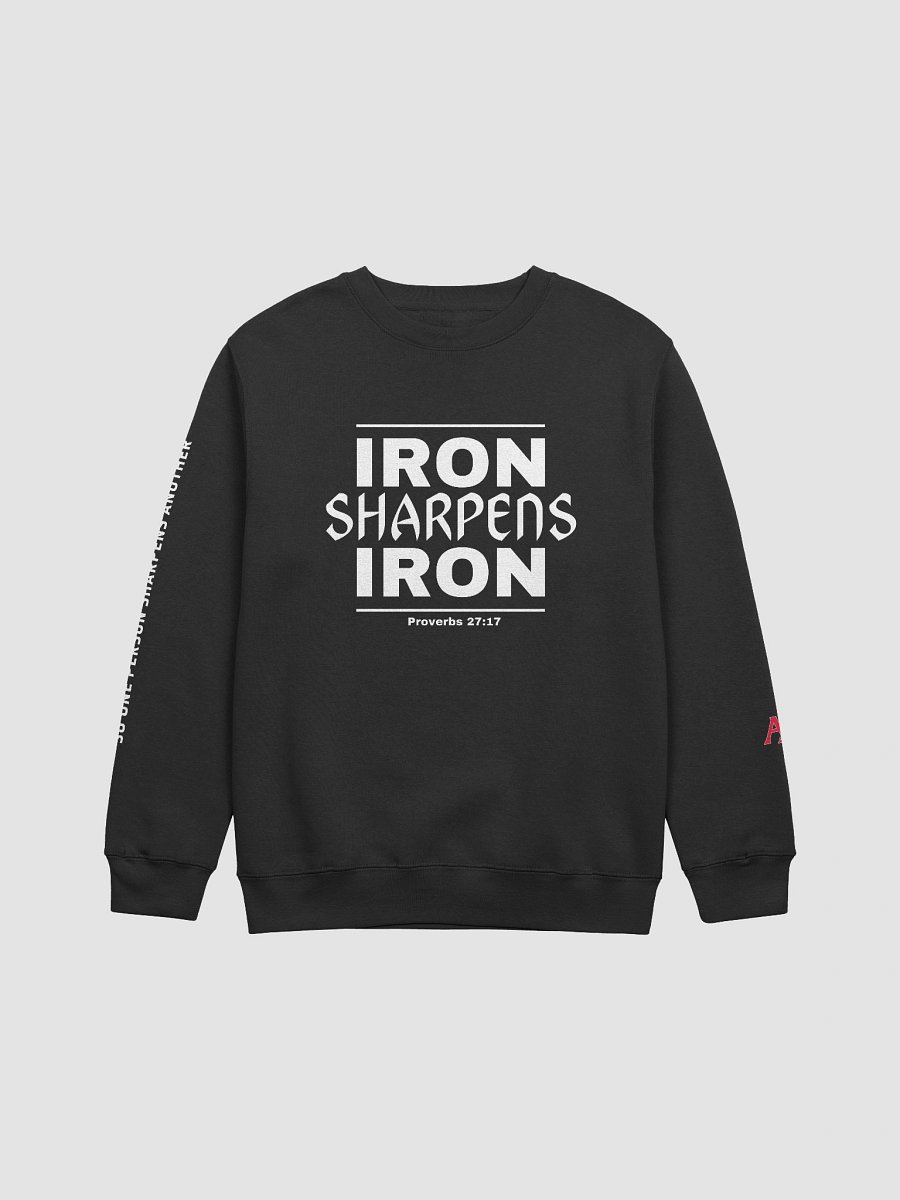 Women’s “Iron Sharpens Iron” Sweatshirt – Proverbs 27:17 product image (1)