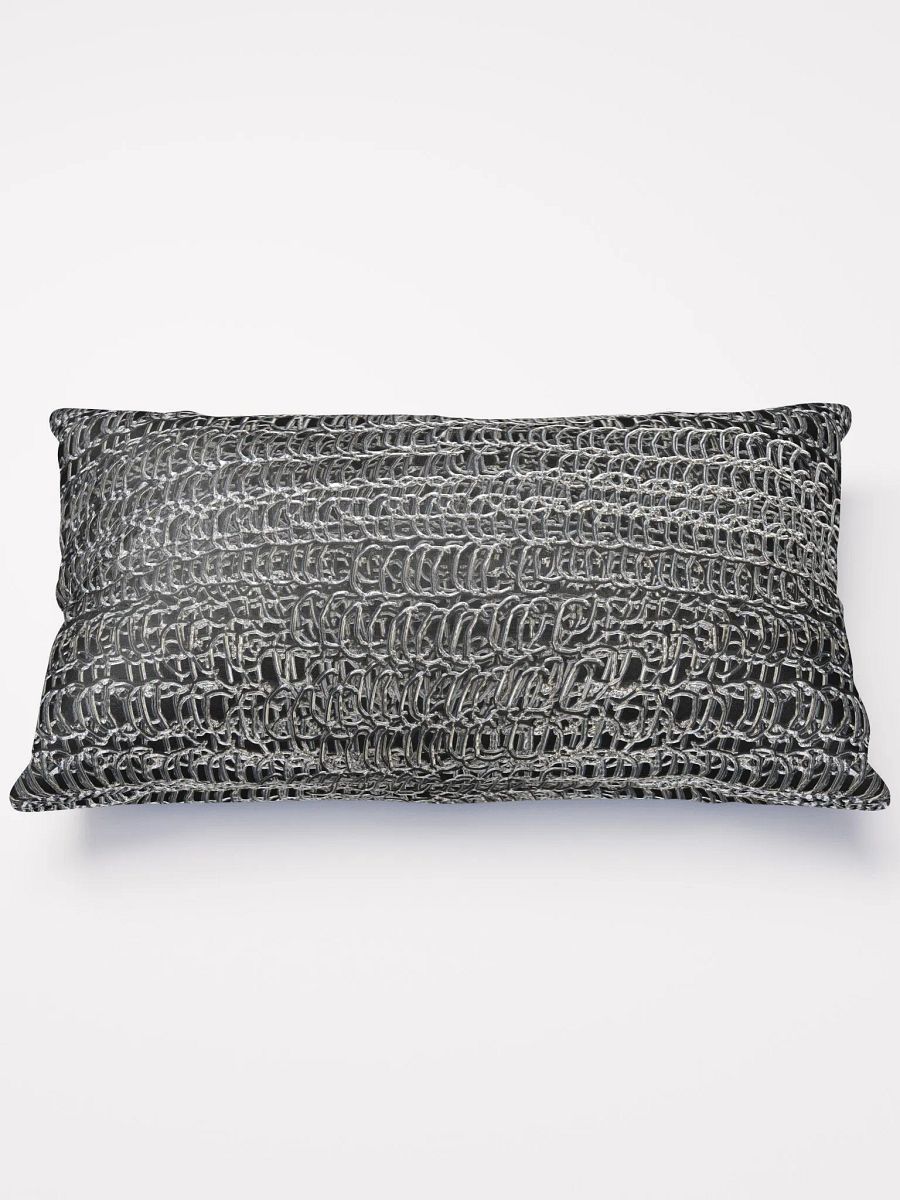 Chainmaille Throw Pillow product image (3)
