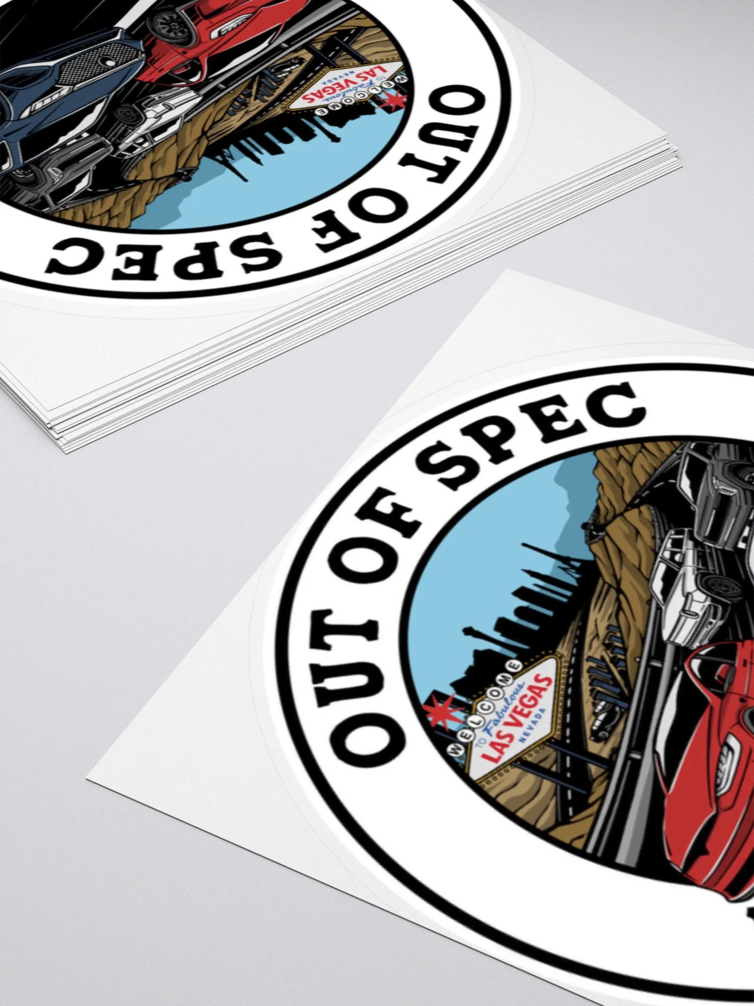 Family SUV Race to Vegas Sticker product image (7)
