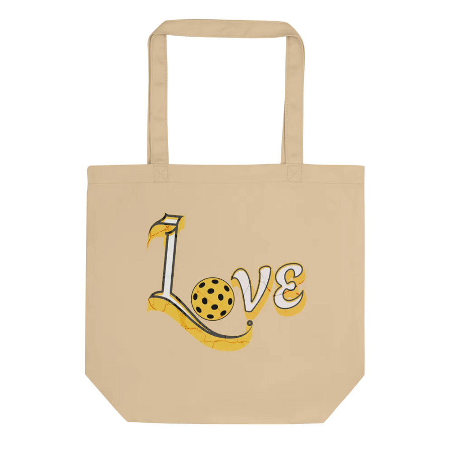 Love Pickleball Inspired Eco Tote Bag product image (1)