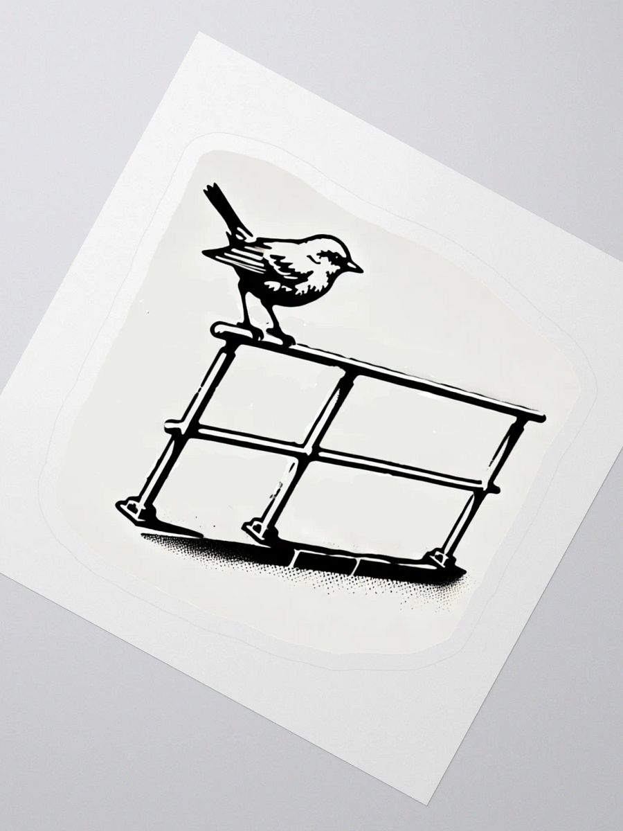 Railbird Vinyl Sticker (Indoor Use) product image (2)