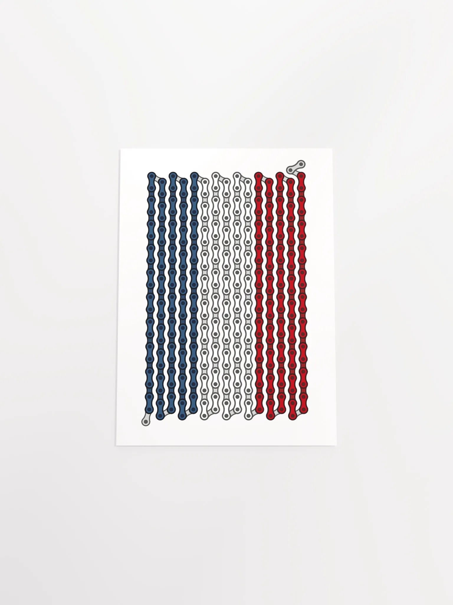 Netherlands Bike Chain Flag Poster product image (10)