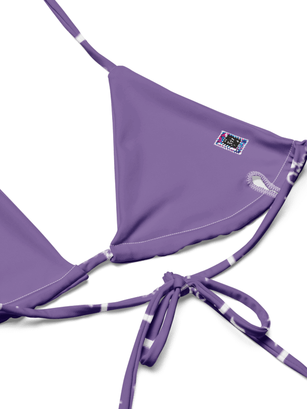 BOURNE to Cape Cod™ | White Logo on Ce Soir | String Bikini – Bold, Beachy & Totally Luxe product image (7)