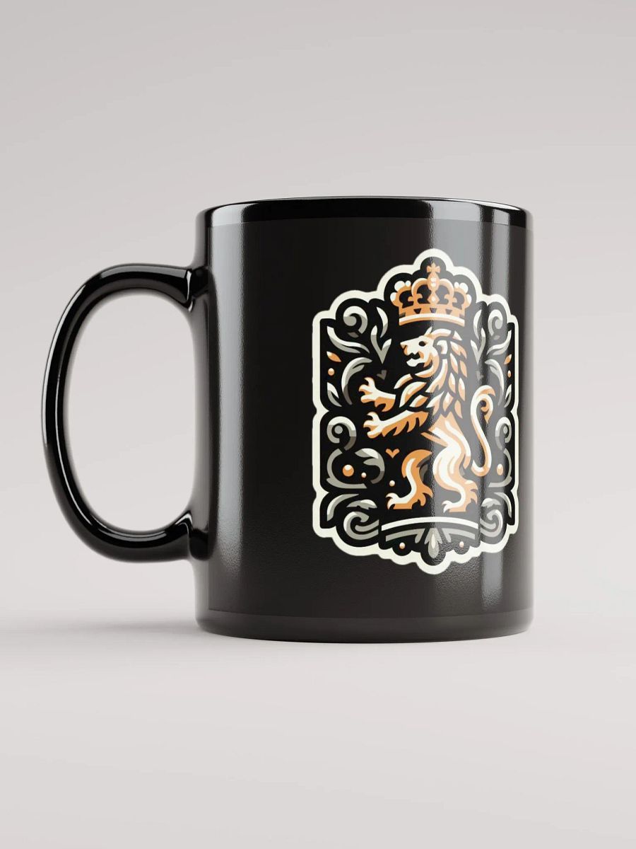 Regal Lion Duo Black Glossy Mug product image (12)