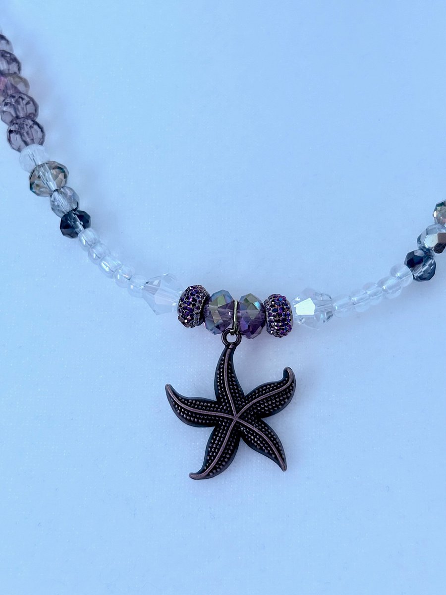 Copper Tone | Seaside Radiance | Starfish Pendant Necklace by Monique Faella Designs™ | MFD-00134 product image (3)