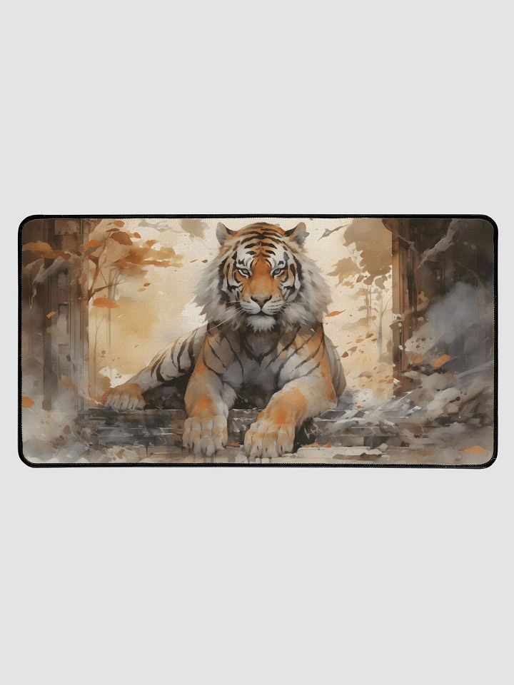 Tiger Water Color Desk Mat product image (1)