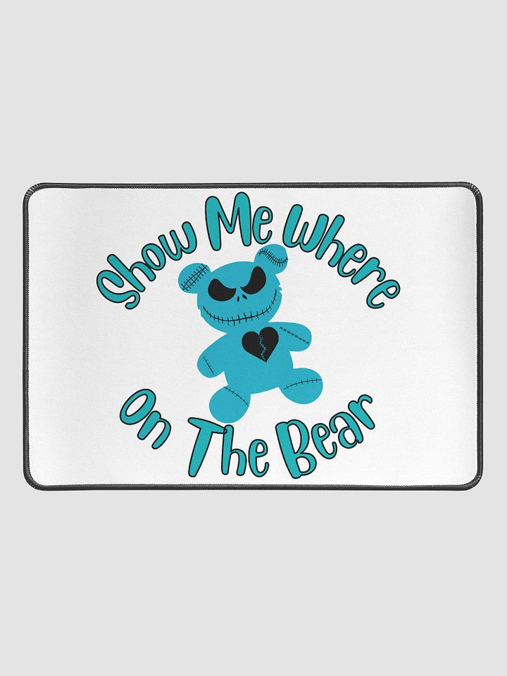 Where On Bear Desk Mat 12x18 product image (1)