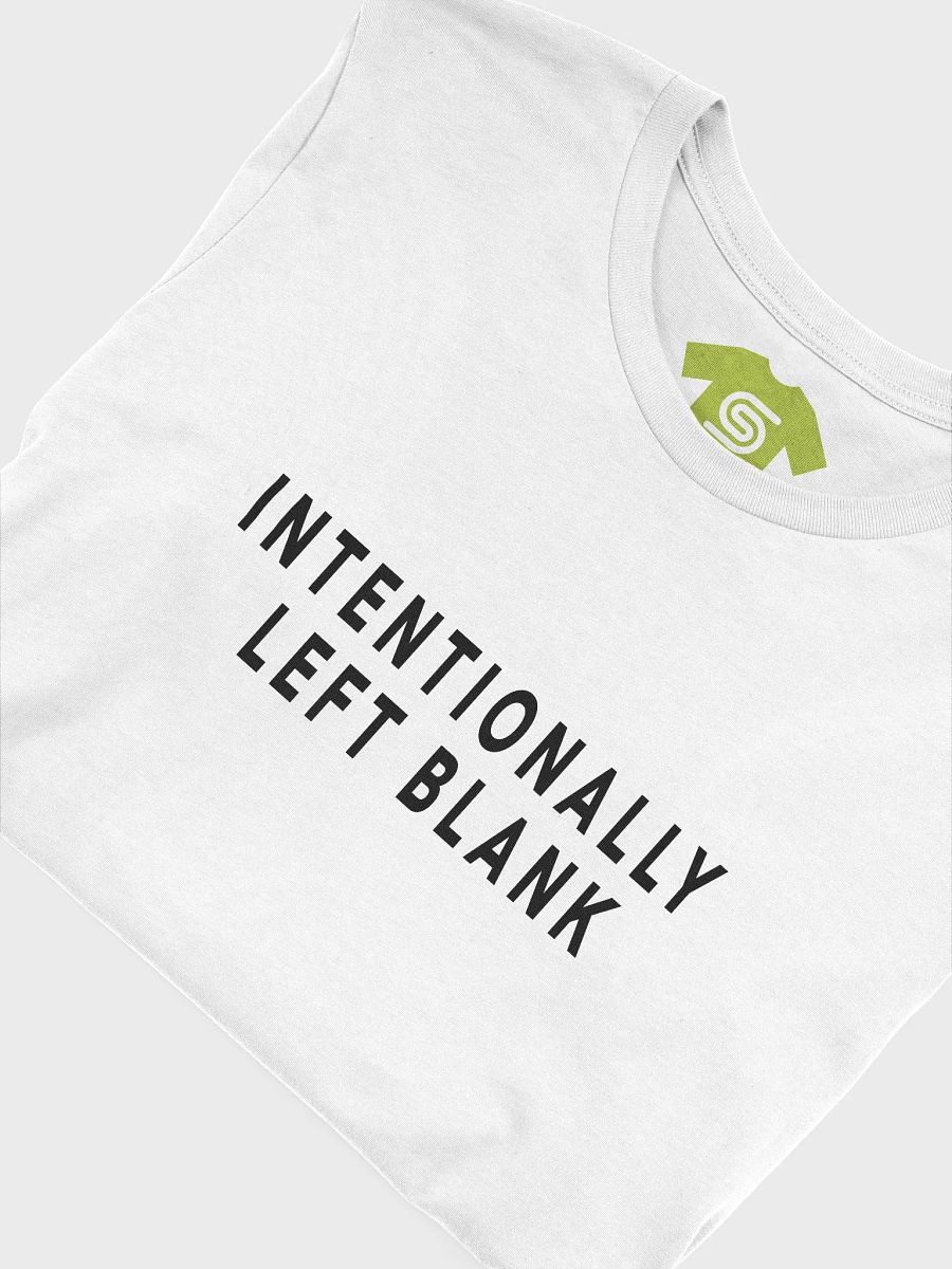 INTENTIONALLY LEFT BLANK - SOFT TSHIRT product image (5)