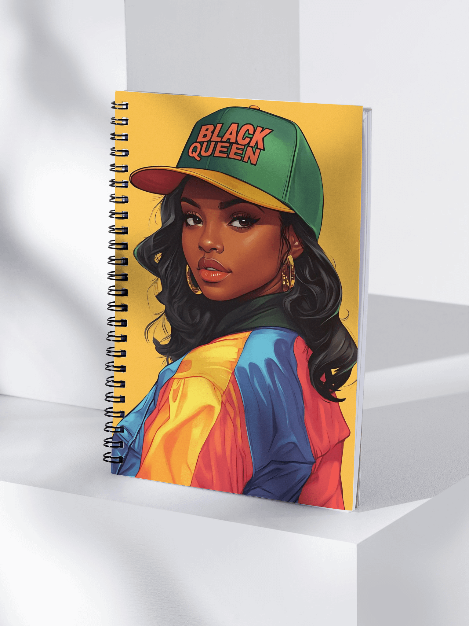 Black Queen Spiral Notebook product image (4)