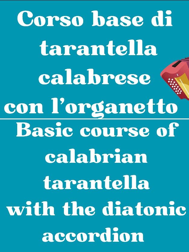 Corso base di tarantella calabrese con l’organetto product image (1)