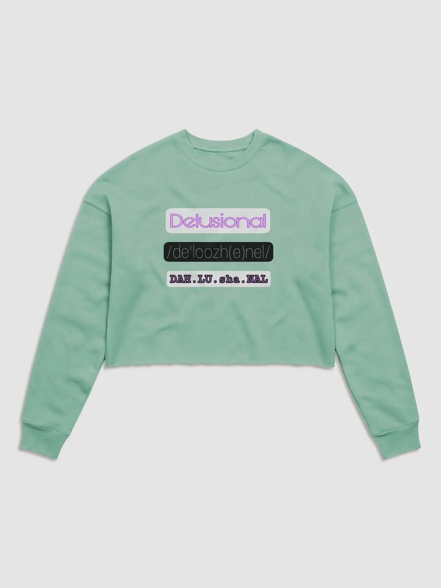 Delusional Crop Top Sweater product image (12)