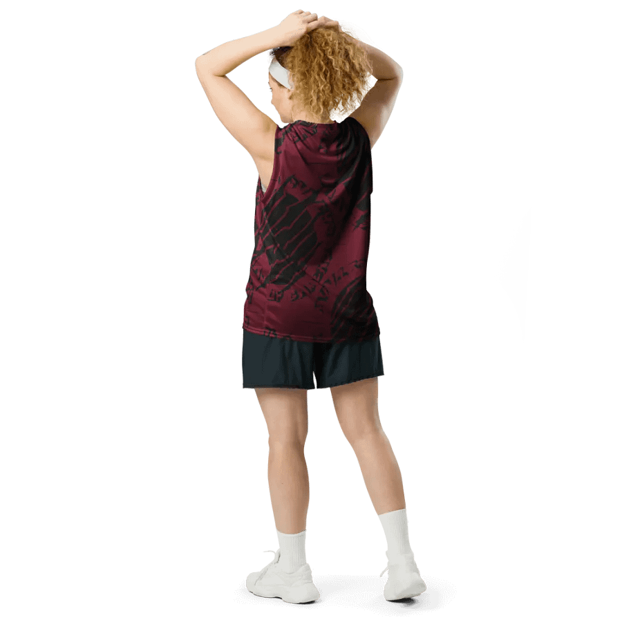 [ ITZJOEL44 ] RED/BLACK Basketball Jersey product image (10)