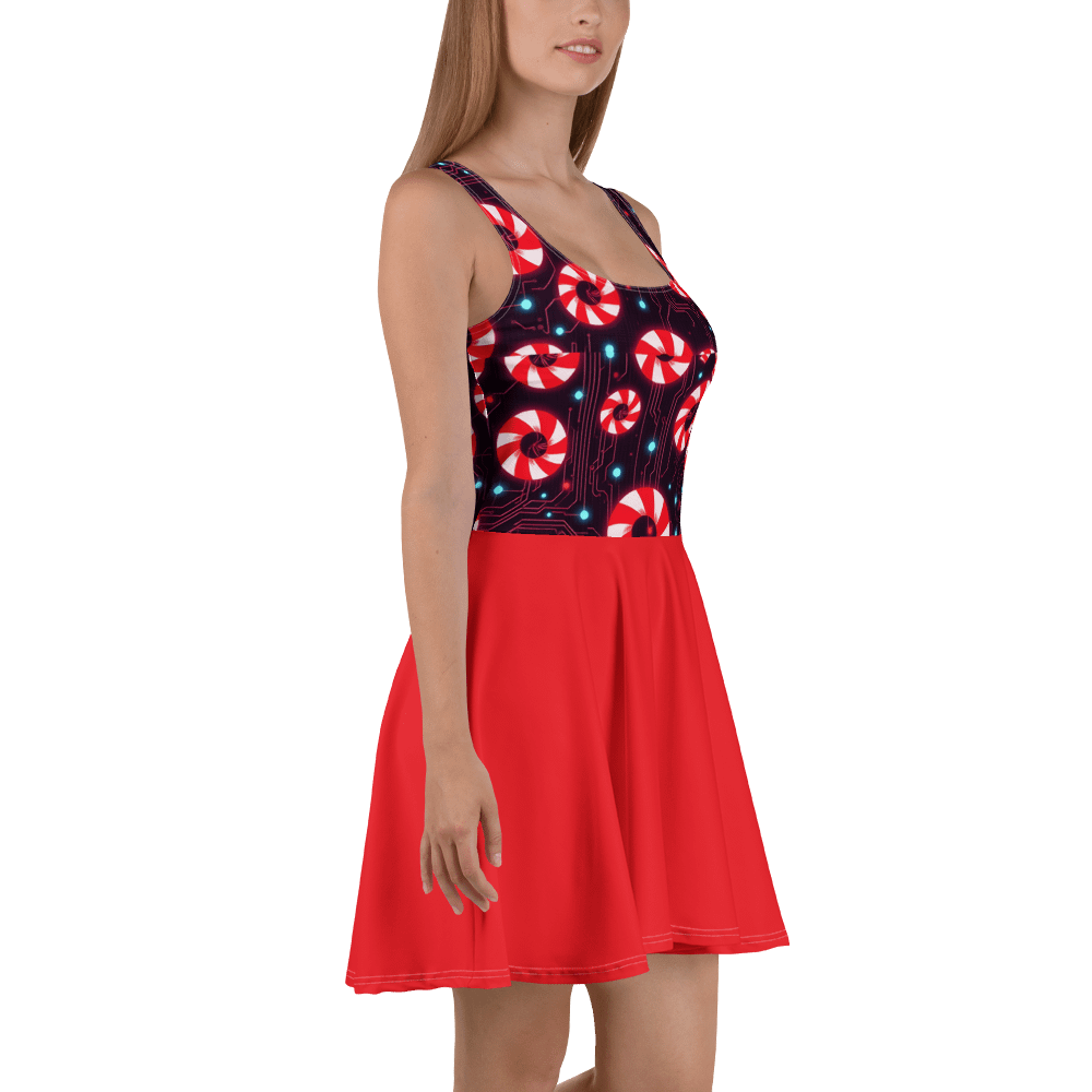 Candy Circuit All-Over Skater Dress product image (3)
