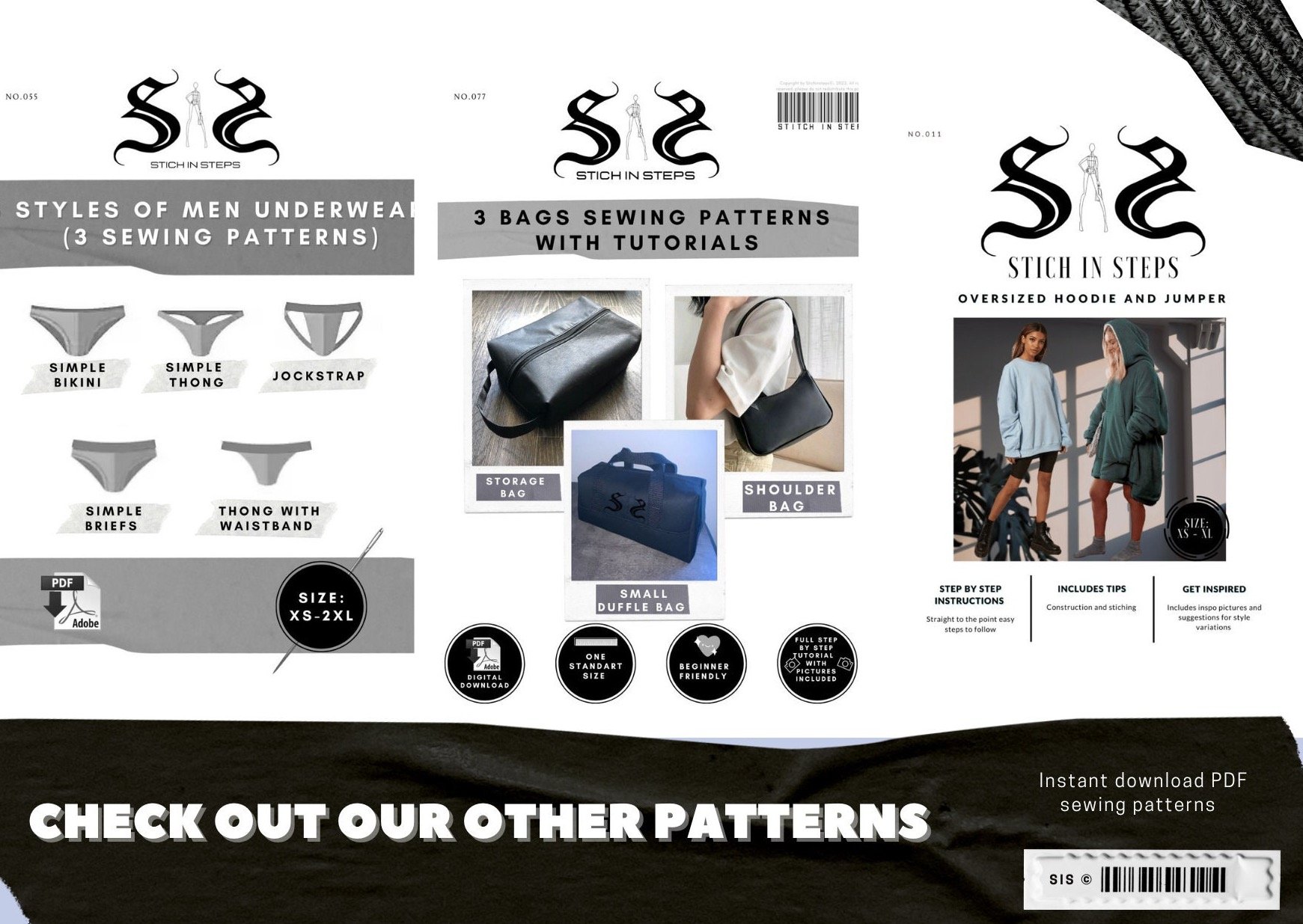 Shoulder Bag - Sewing Pattern product image (7)