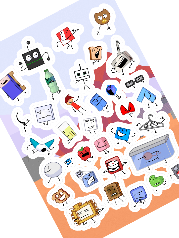 My Cool Show Cast sticker sheet product image (1)