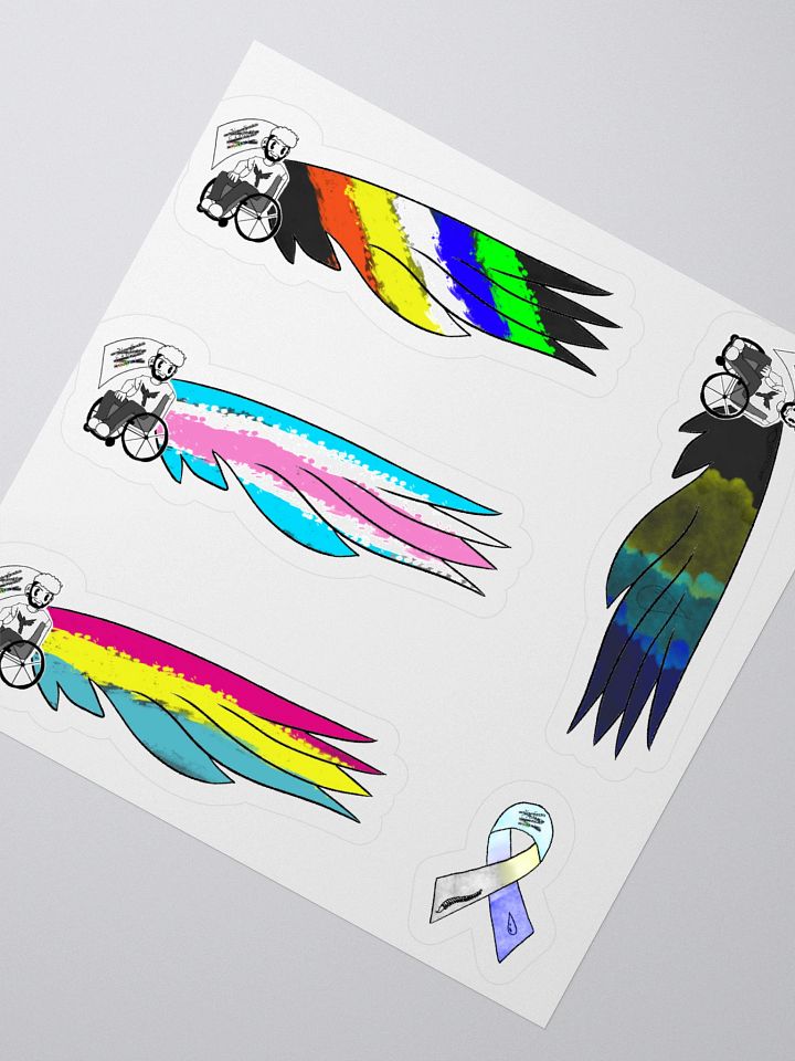 Byrd’s Pride Wings Sticker Sheet product image (3)