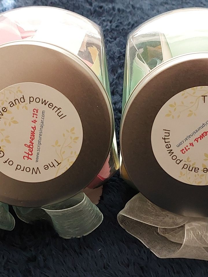 Scriptures in a Jar - Mother's Day/Father's Day Gift for Churches (100 jars) product image (1)