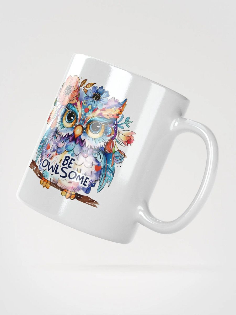 Be Owlsome White Glossy Mug product image (5)